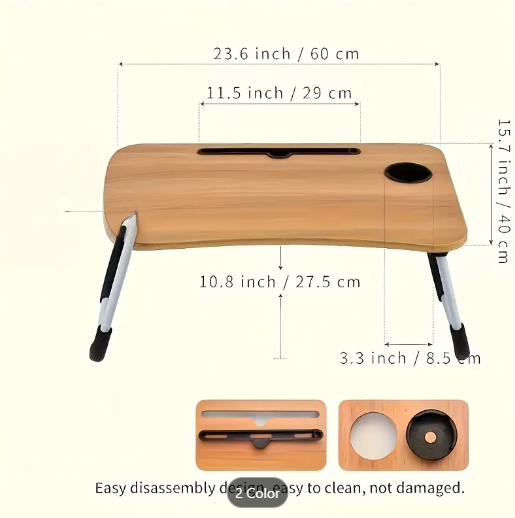 Heavy-Duty Foldable Bed Desk