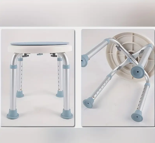 Adjustable 360° Swivel Shower Stool