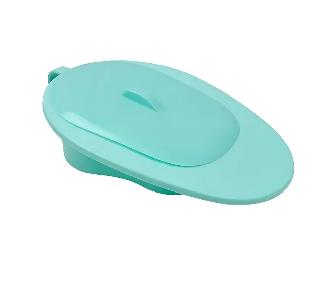 Green Duck Bedside Commode with Lid