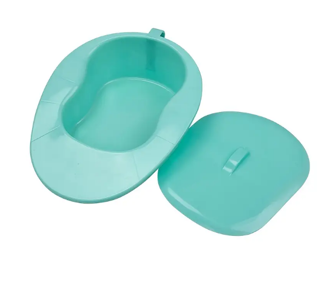 Green Duck Bedside Commode with Lid