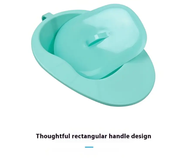 Green Duck Bedside Commode with Lid