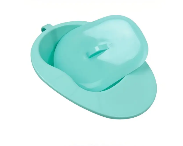 Green Duck Bedside Commode with Lid