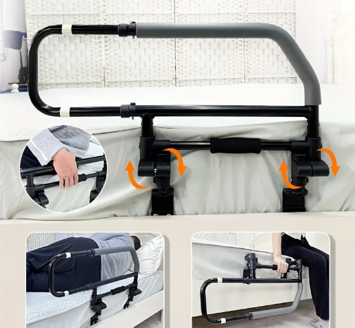 Adjustable Foldable Bedside Handrail