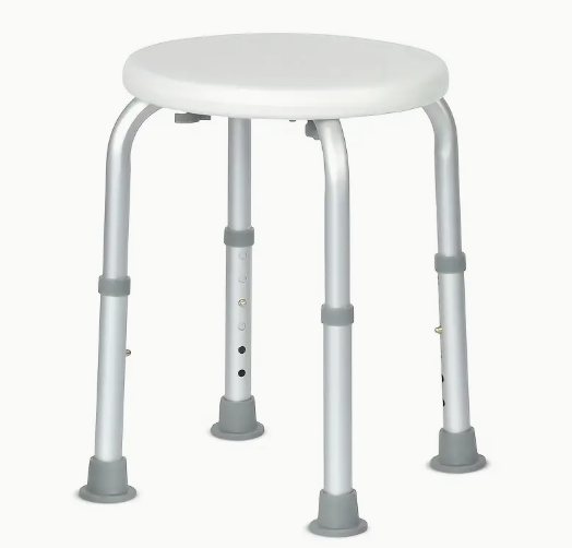 Adjustable Round Shower Stool