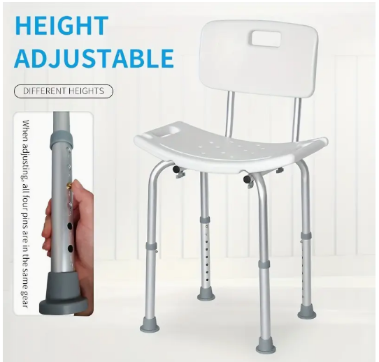 Lightweight Aluminum Bath Chair
