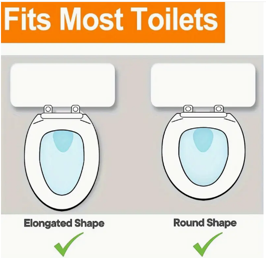 Raised Toilet Seat with Removable Soft Padded Handles