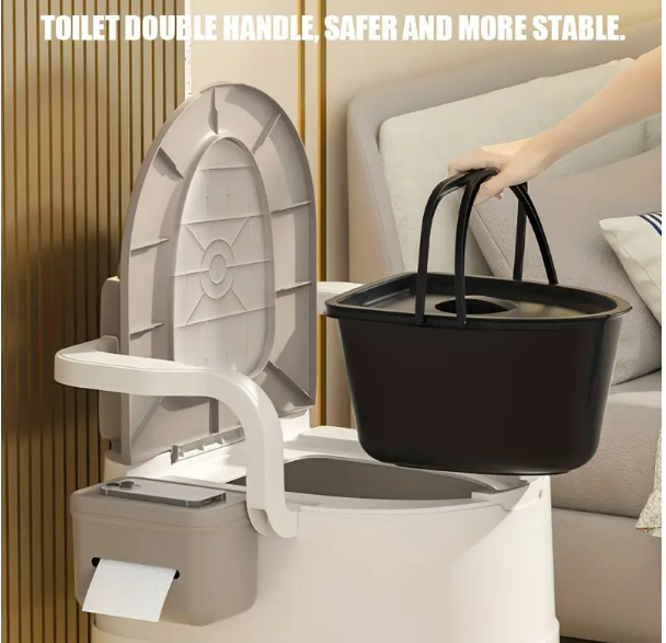 Portable Bedside Commode Toilet