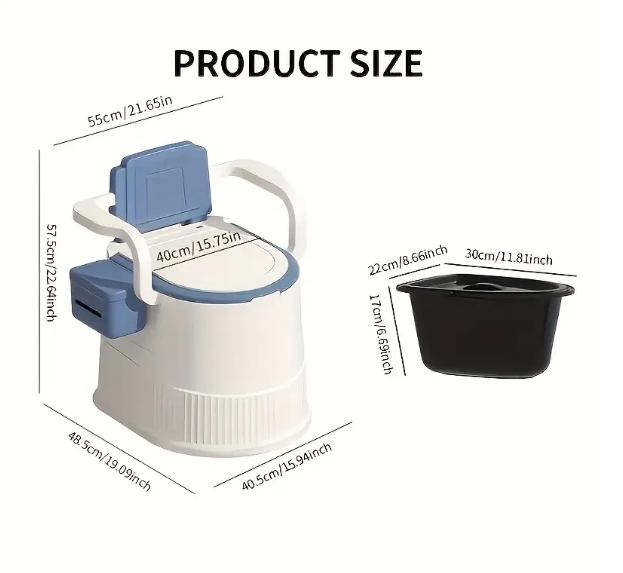 Portable Bedside Commode Toilet