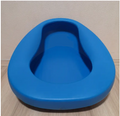 Thickened Blue Plastic Bedpan