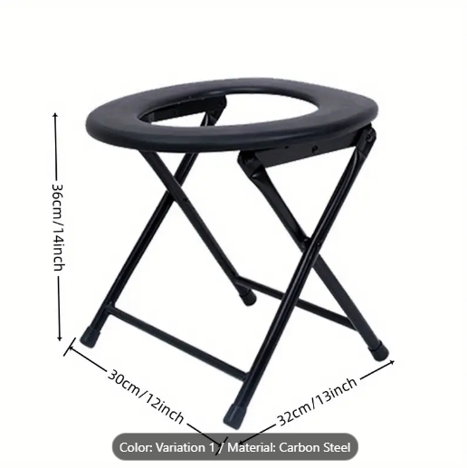 Foldable Bedpan Chair for Adults